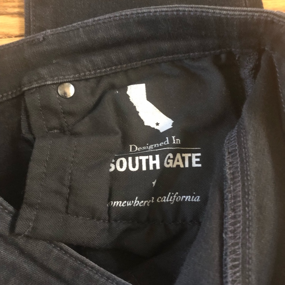 AG Stevie ankle jeans black skinny jeans with holes distressed size 26 - Picture 11 of 16
